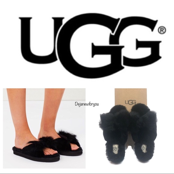Ugg mirabelle slipper black Clearance